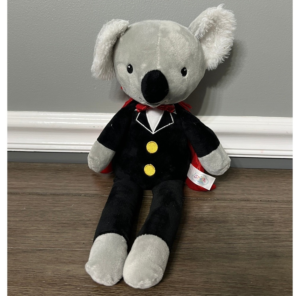 Spark Imagine Koala Plush Toy Stuffed Animal Tuxedo Cape Kids